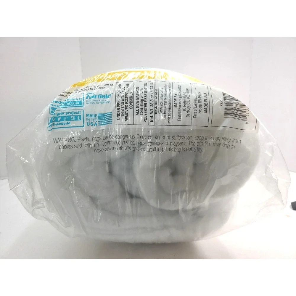 Fairfield Poly-Fil Hi-Loft 100% Bonded‎ Polyester Batting King 120